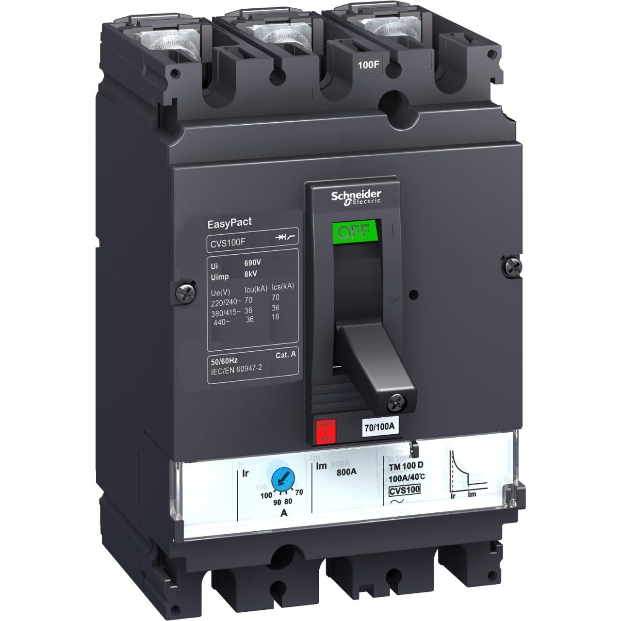 Schneider Electric LV510336 3x80A 36kA 56-80A Ayarlı TMŞ