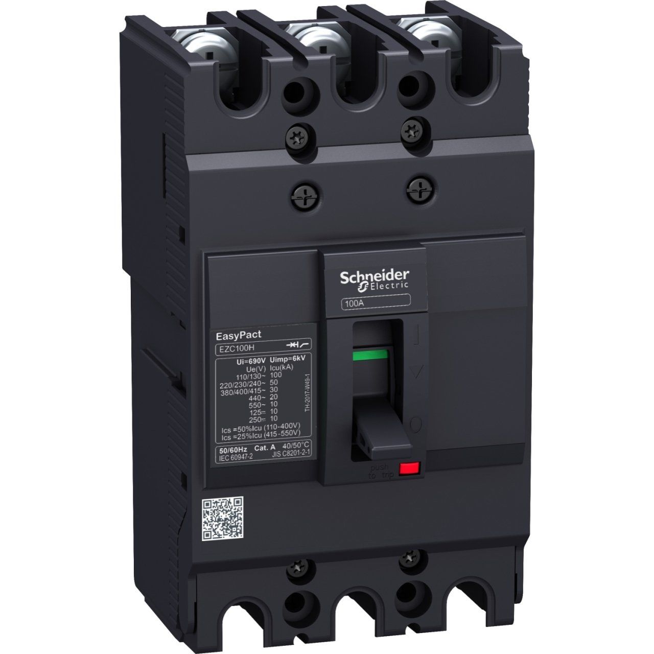Schneider Electric EZC100H3060 3X60A 30kA Sabit Termik Manyetik Şalter