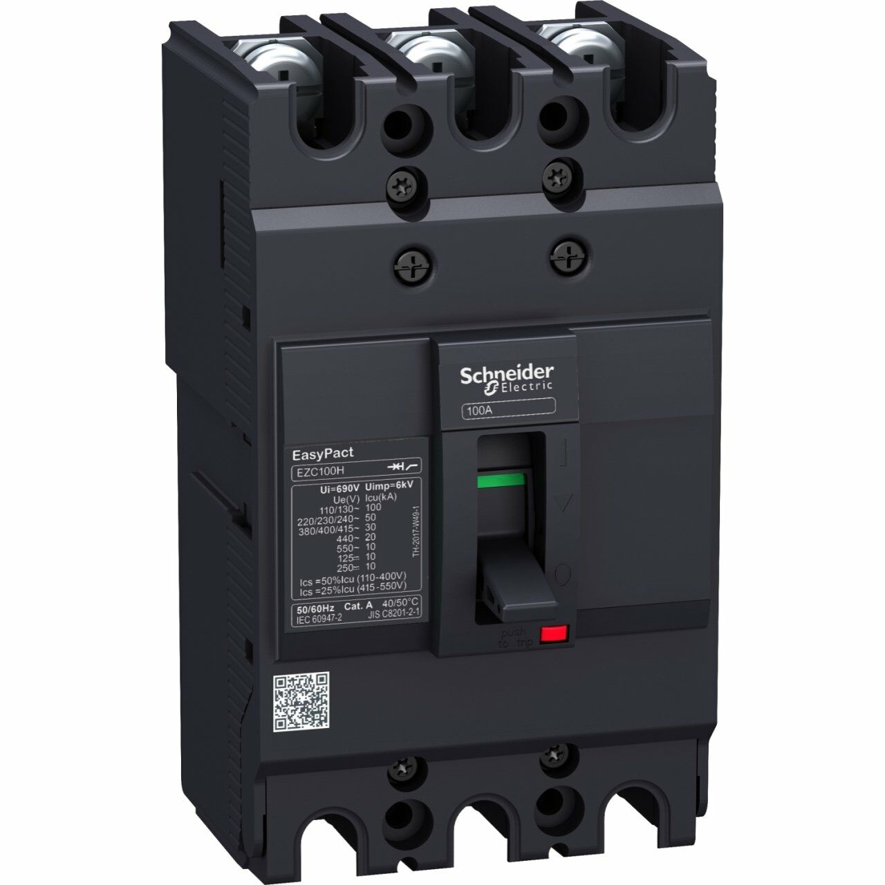 Schneider Electric EZC100H3040 3X40A 30kA Sabit Termik Manyetik Şalter