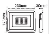 Pelsan Lecto 50W SMD Led Projektör Beyaz 5000K
