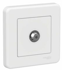 Schneider Electric LNA3700121 Leona Beyaz Tekli Uydu Sat Prizi