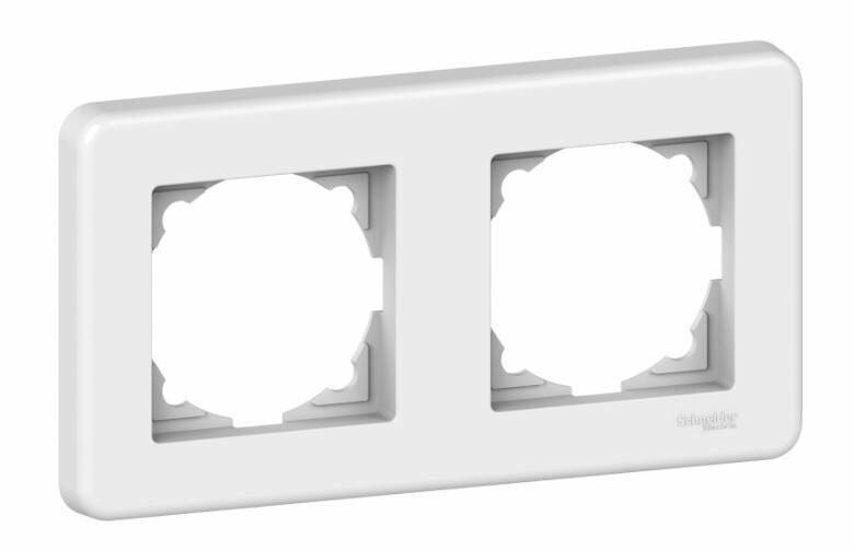 Schneider Electric LNA5800221 Leona Beyaz İkili Çerçeve