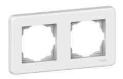 Schneider Electric LNA5800221 Leona Beyaz İkili Çerçeve
