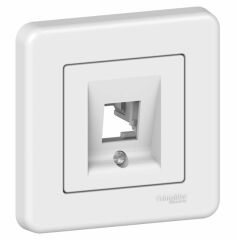 Schneider Electric LNA4301121 Leona Beyaz Tekli Data Priz Jaksız