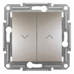 Schneider Electric EPH1300569 Asfora Bronz Jaluzi Anahtar Çerçevesiz