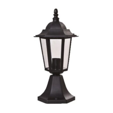 Nisa Luce EBH03-S Set Üstü Bahçe Armatürü Siyah