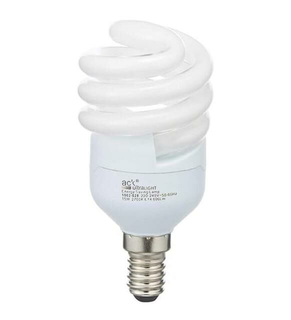 ACK 12W Tasarruflu Ampül E14 Duylu 2700K 680lm