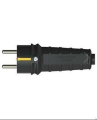 Ne-Ad 4001 Kauçuk Monofaze Topraklı Erkek Fiş 1X16A
