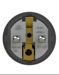 Ne-Ad 4001 Kauçuk Monofaze Topraklı Erkek Fiş 1X16A