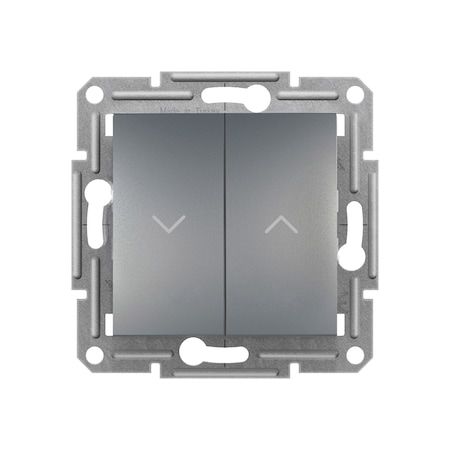 Schneider Electric EPH1300562 Asfora Çelik Jaluzi Anahtar Çerçevesiz
