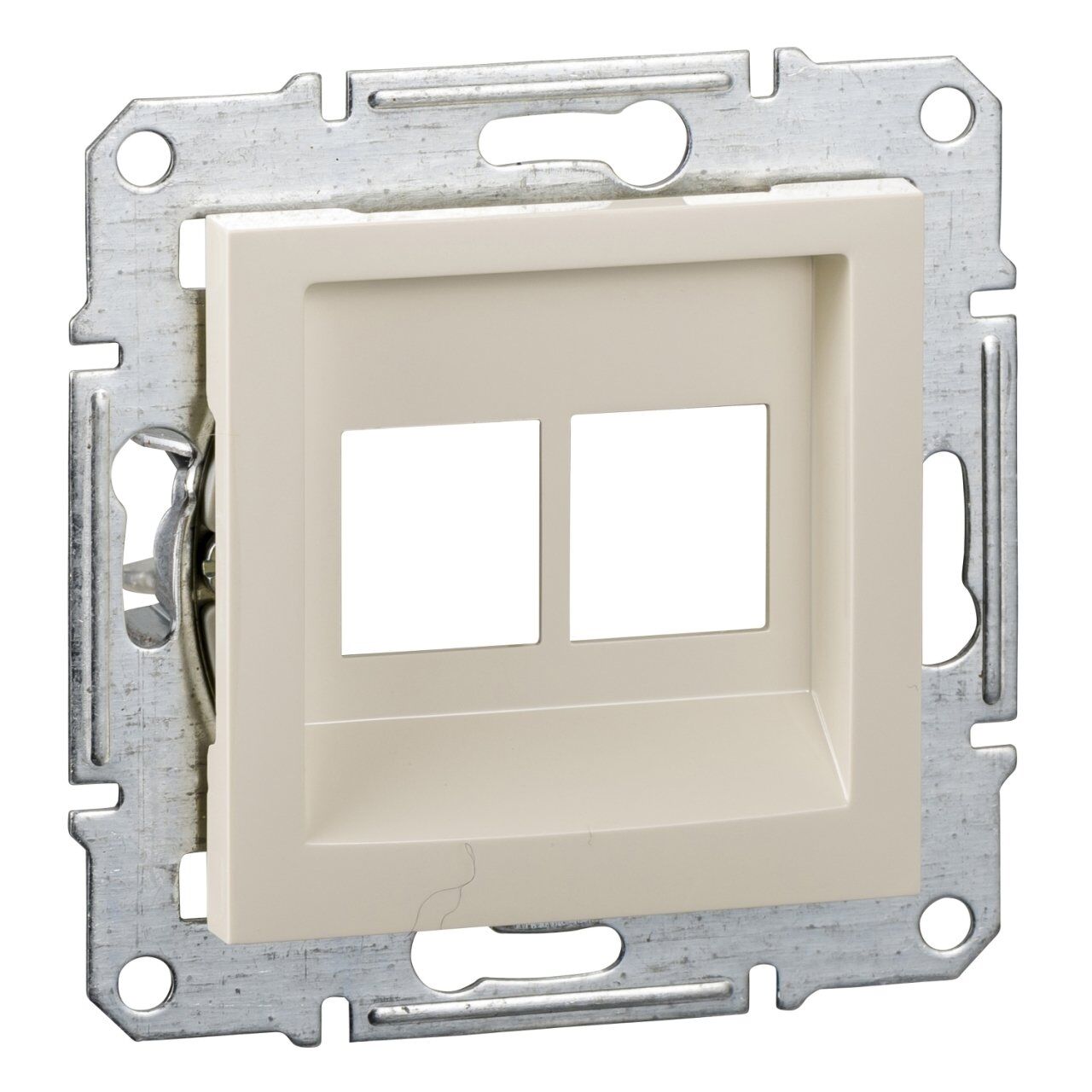 EPH4470523 ASFORA KREM 2*RJ45 KONNEKTÖRSÜZ TELEFON ÇERÇEVESİZ
