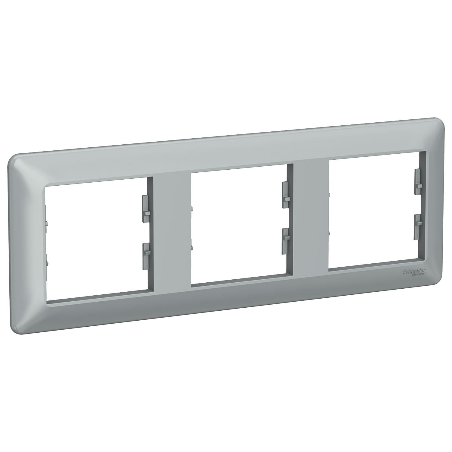 Schneider Electric EPH5805361 Asfora EM Alüminyum Üçlü Çerçeve