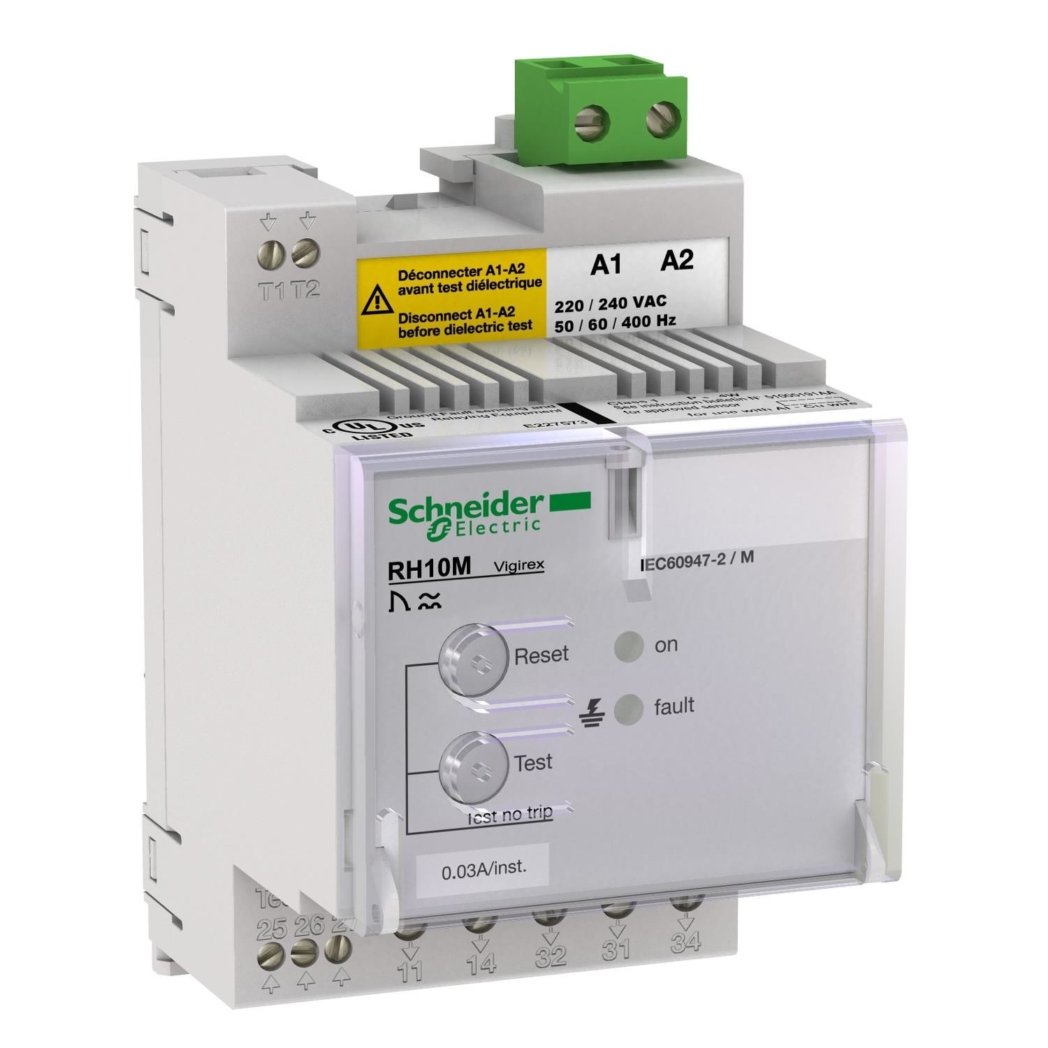Schneider 56135 RH10M 220/240VAC 300mA Kaçak Akım Rölesi