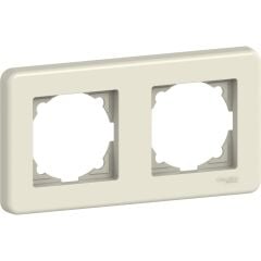 Schneider Electric LNA5800223 Leona Krem İkili Çerçeve