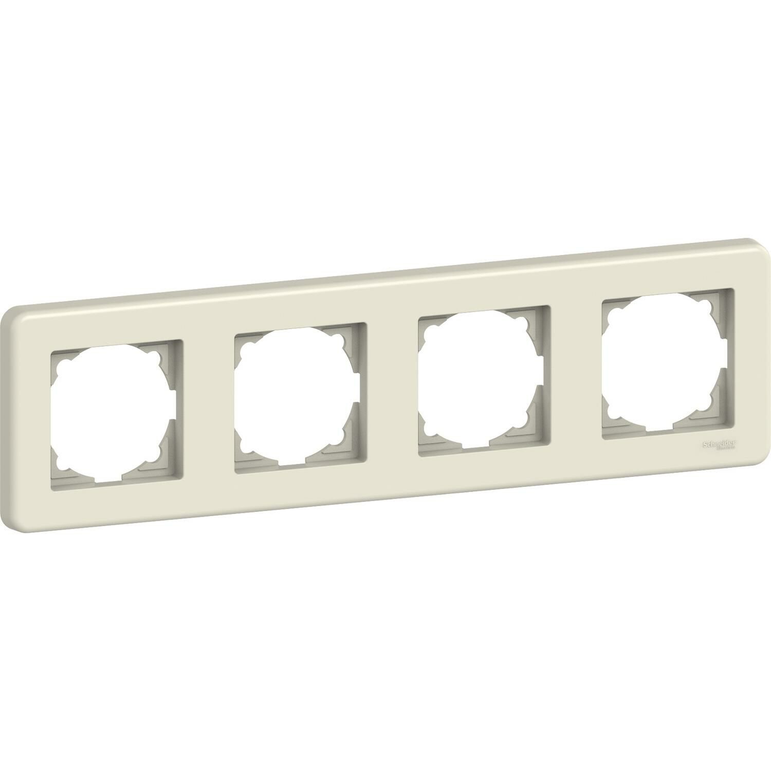 Schneider Electric LNA5800423 Leona Krem Dörtlü Çerçeve
