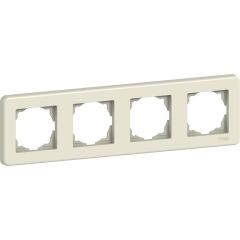 Schneider Electric LNA5800423 Leona Krem Dörtlü Çerçeve