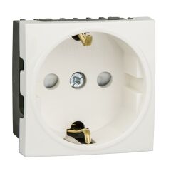 Schneider Electric ETK21045E Çocuk Korumalı Topraklı Priz 45x45
