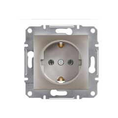 Schneider Electric EPH2900169 Asfora Bronz Topraklı Priz Çerçevesiz