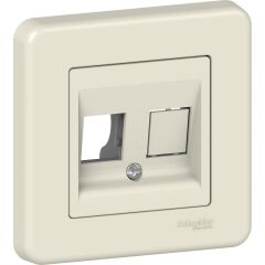 Schneider Electric LNA4401123 Leona Krem İkili Data Prizi Jaksız