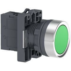 Schneider Electric XA2EA31 Yeşil Yaylı Start Buton