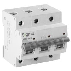 Sigma 6SL300C 3X100A 6kA C Otomatik Sigorta