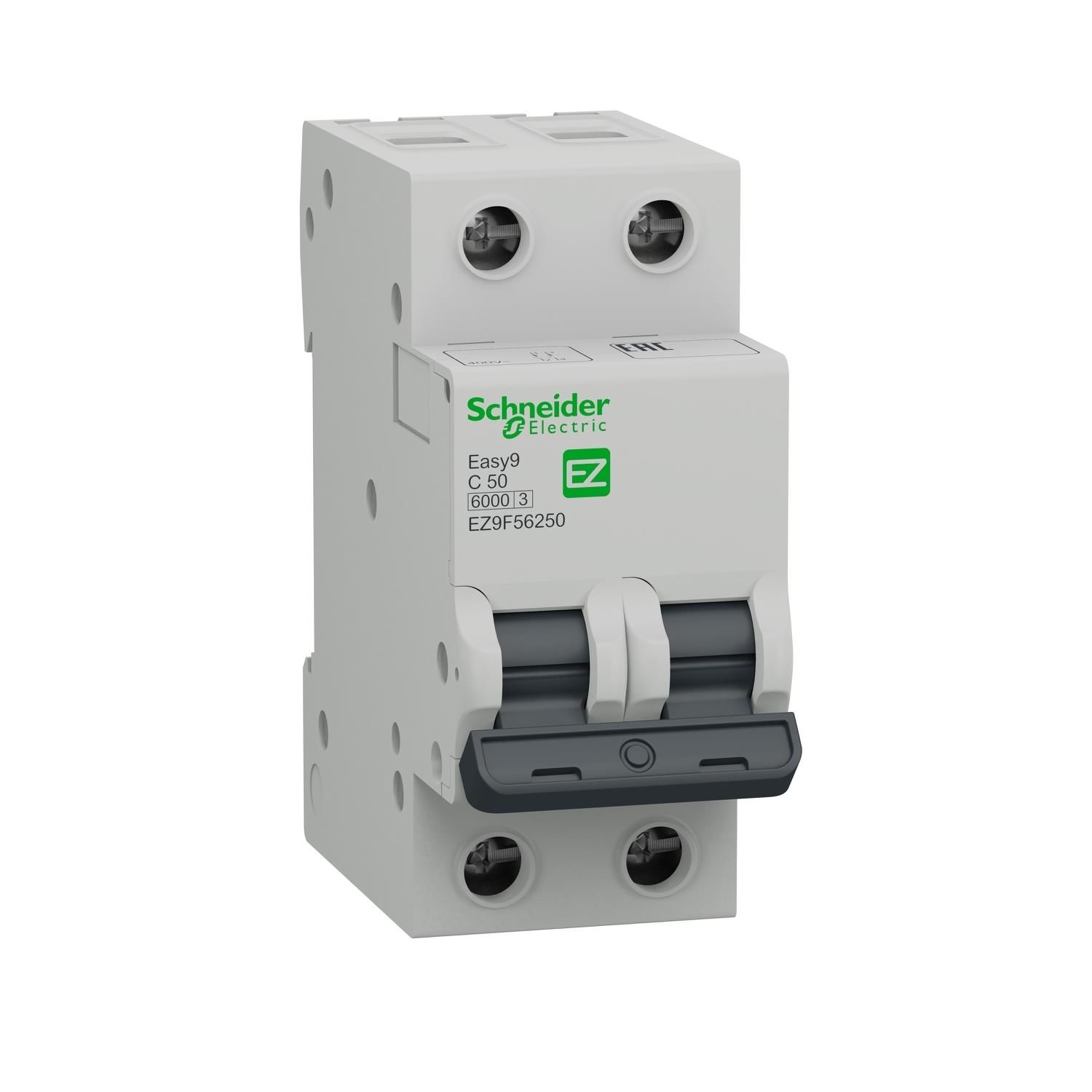 Schneider Electric EZ9F56250 2X50A 6kA C Otomatik Sigorta