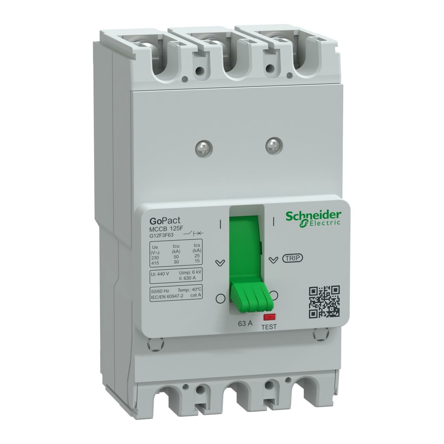 Schneider Electric G12F3F80 3x80A 30kA Sabit TMŞ GoPact