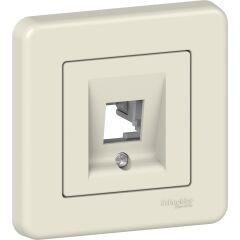 Schneider Electric LNA4301123 Leona Krem Tekli Data Prizi Jaksız