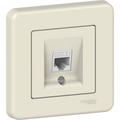 Schneider Electric LNA4700123 Leona Krem Tekli Data Prizi CAT6