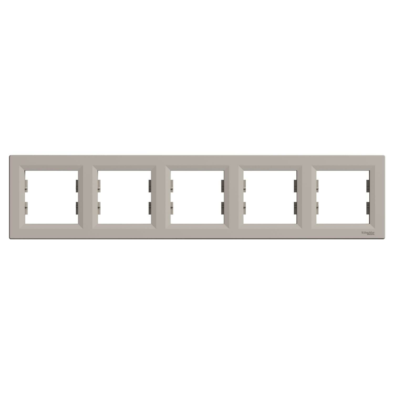 Schneider EPH5800569 Asfora Bronz Beşli Çerçeve