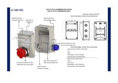Ne-Ad 5012 Kombinasyon Prizi 1 Adet 3x25A+2 Adet 1x16A