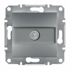 Schneider Electric EPH3200162 Asfora Çelik TV Prizi Sonlu Çerçevesiz