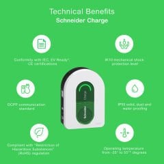 Schneider Electric EVH5A22N2S EVLİNK 22.1kW ARAÇ ŞARJ İSTASYONU T2 SOKET 1P+N/3P+N