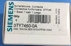 Siemens 3TY7460-0A Yedek Kontak Takımı 3TF46 Kontaktör için