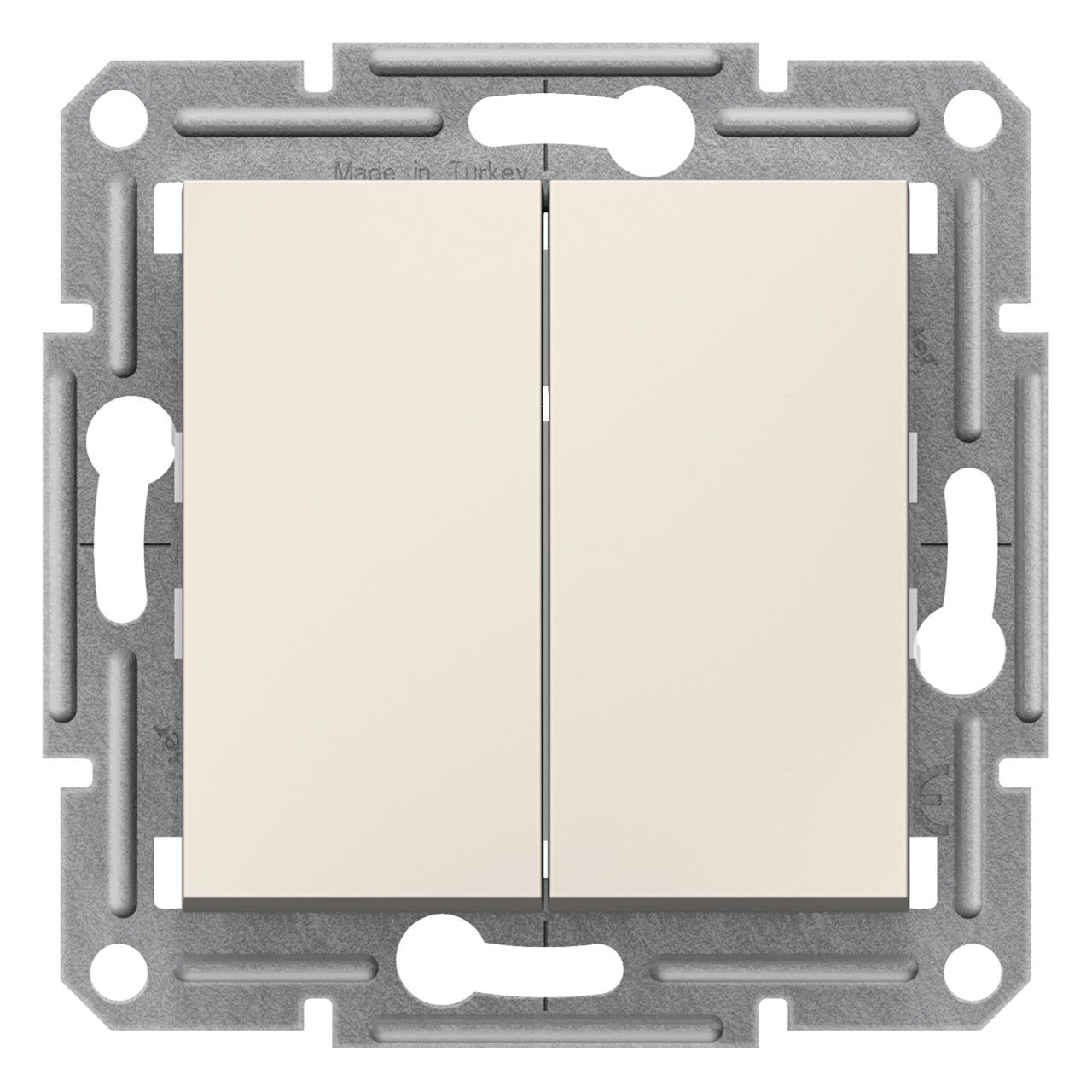 Schneider Electric EPH0370123 Asfora Krem Komütatör Çerçevesiz