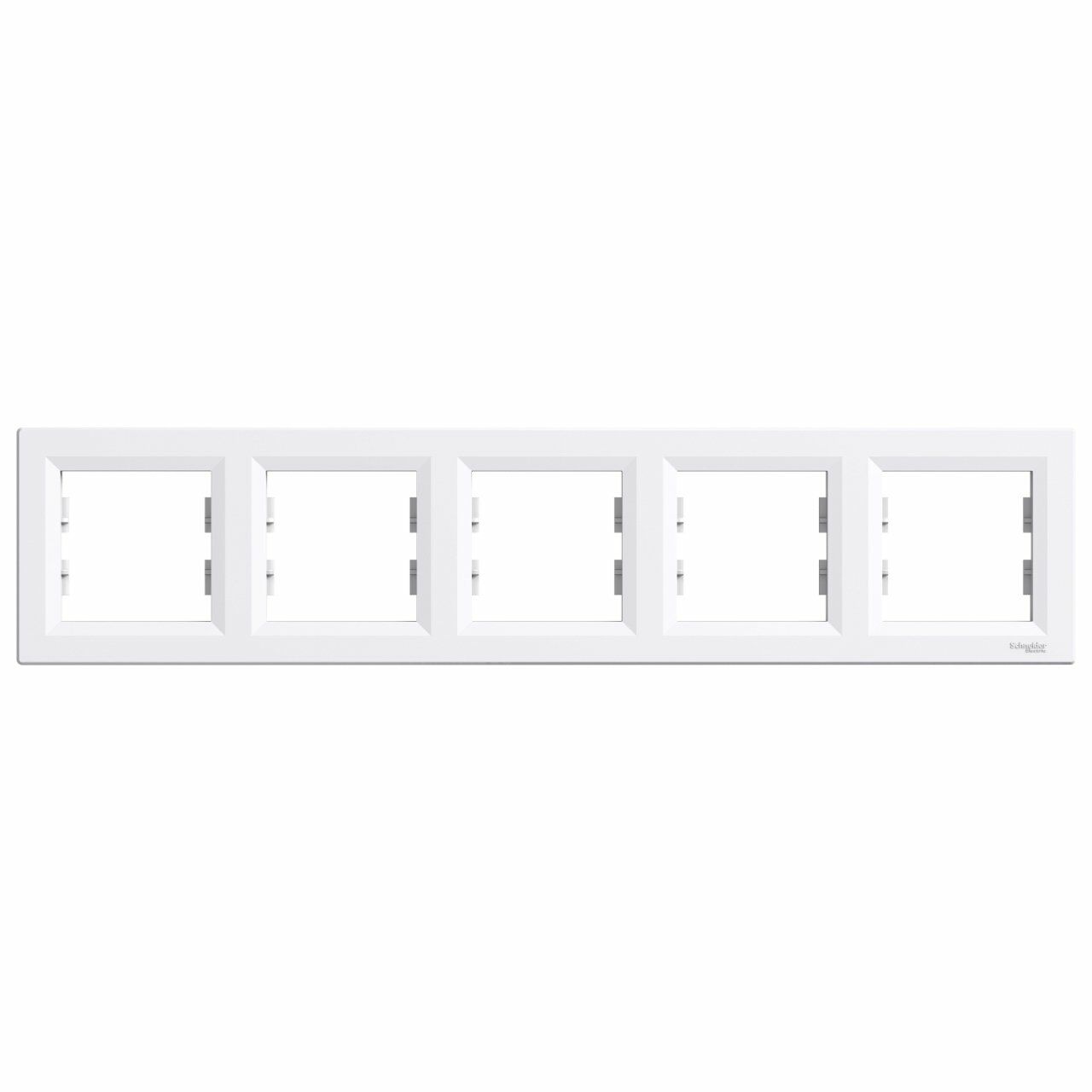 Schneider Electric EPH5800521 Asfora Beyaz Beşli Çerçeve Yatay