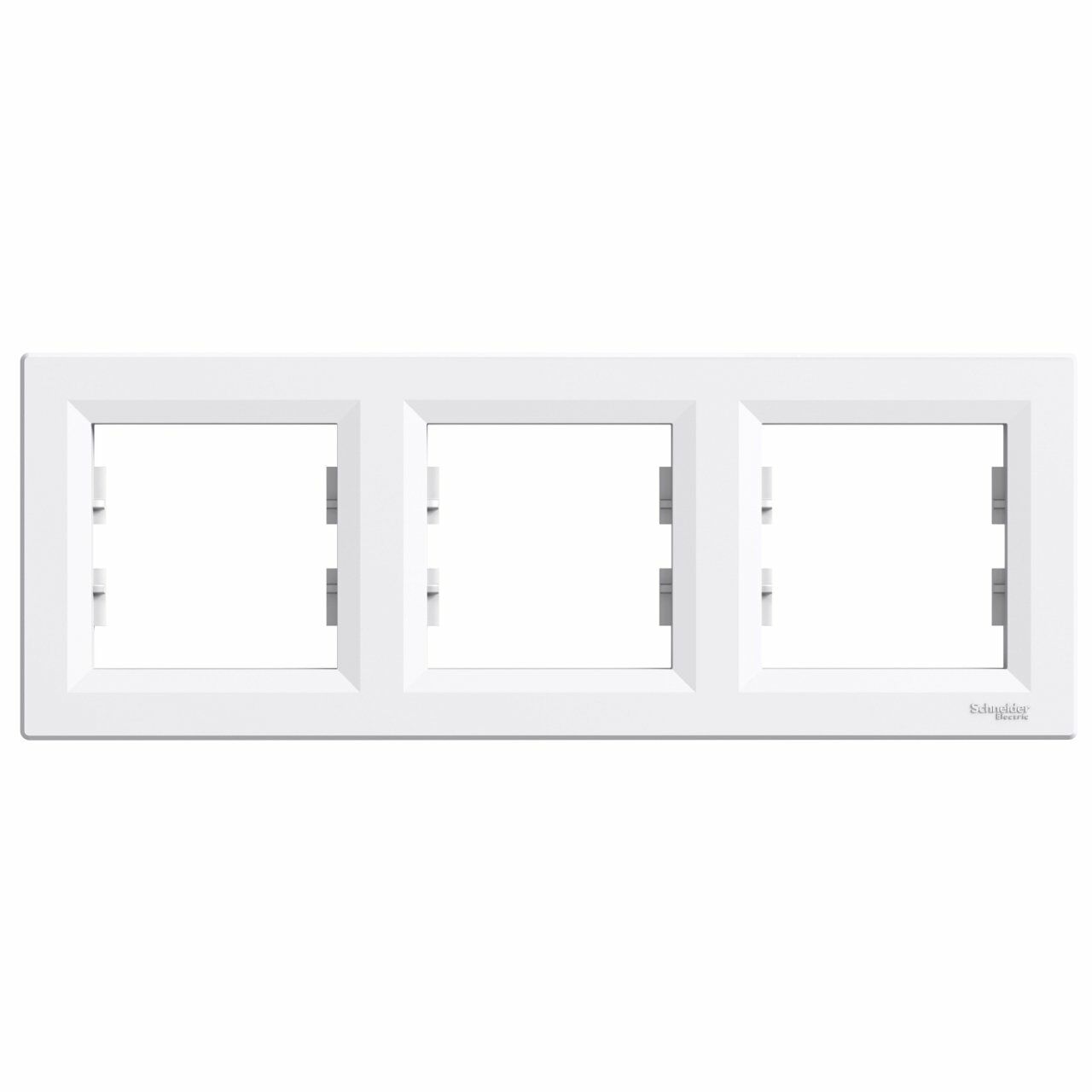 Schneider Elecrtric EPH5800321 Asfora Beyaz Üçlü Çerçeve Yatay