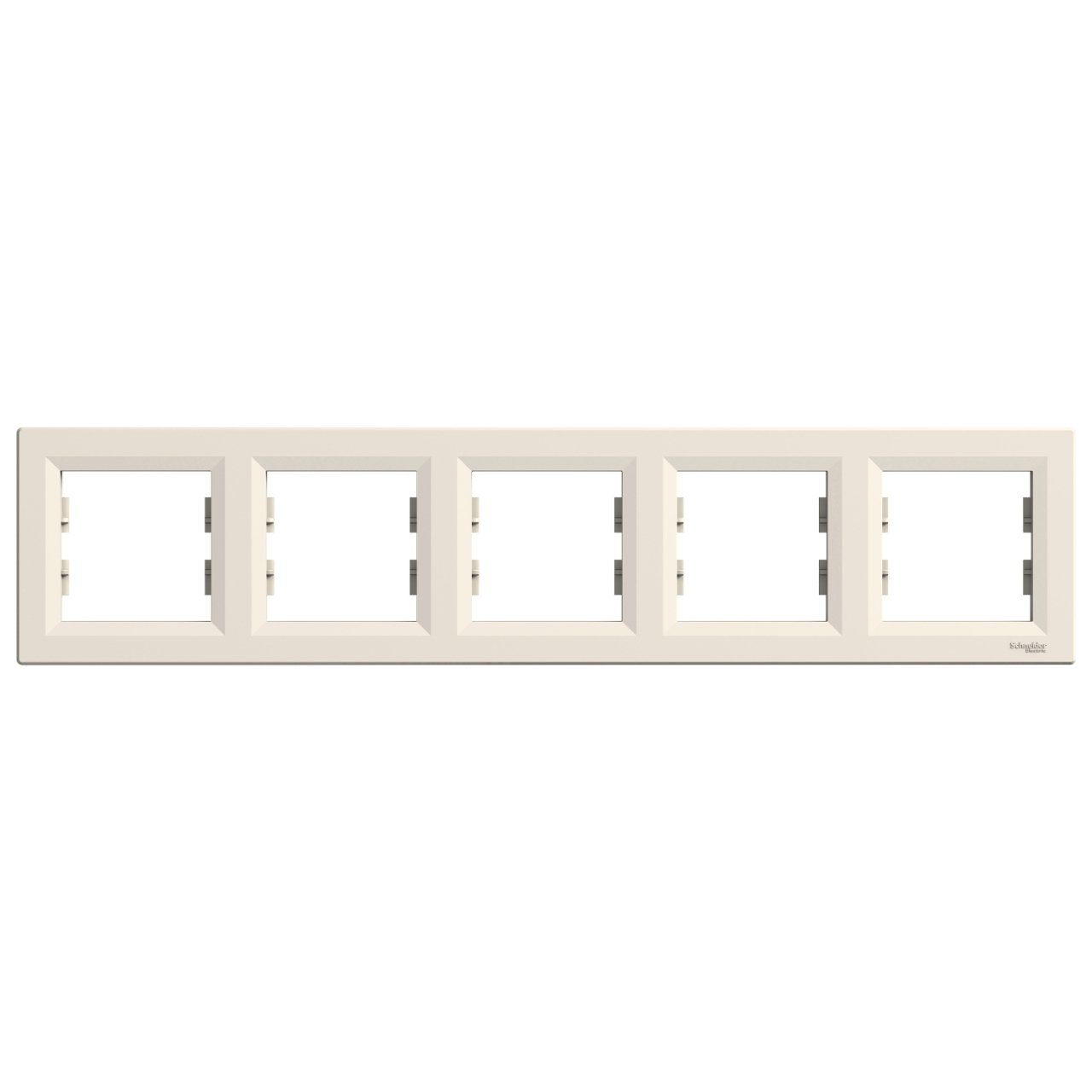 Schneider Electric EPH5800523 Asfora Krem Beşli Çerçeve Yatay