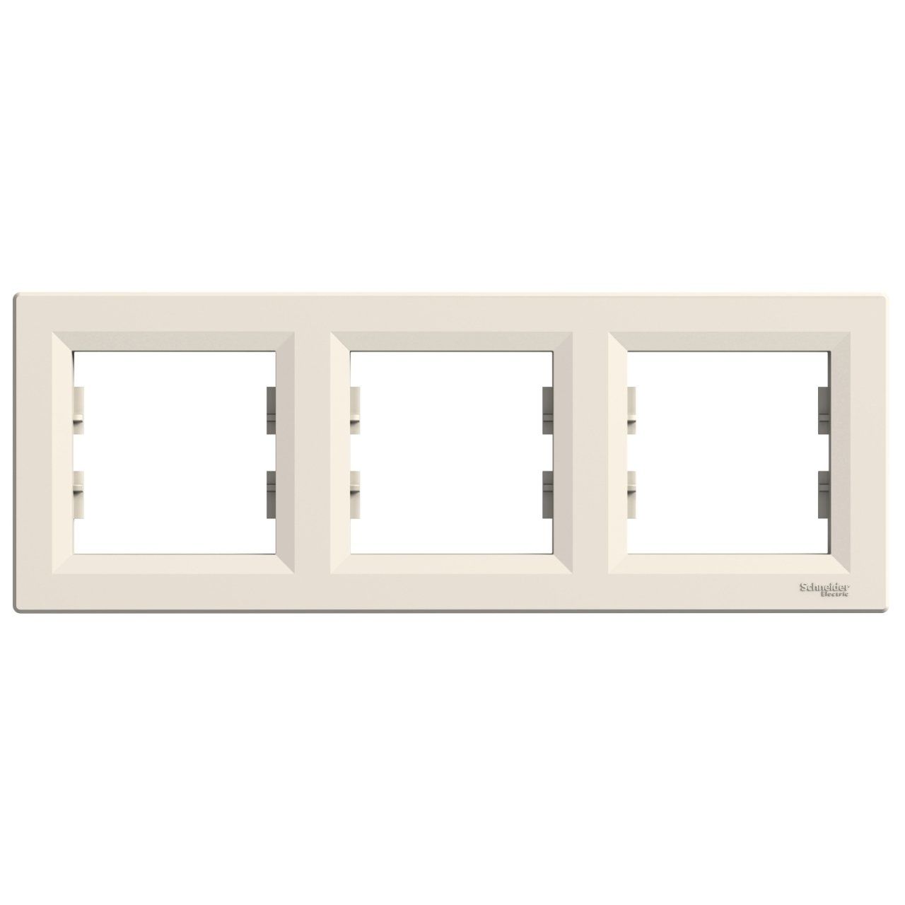 Schneider Electric EPH5800323 Asfora Krem Üçlü Çerçeve Yatay