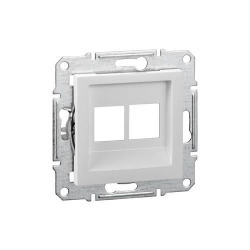 Schneider Electric EPH4470521 Asfora Beyaz 2*RJ45 Konnektörsüz Çerçevesiz